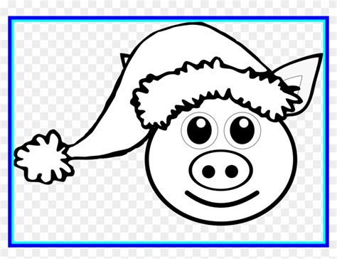 Unbelievable Pig Face Coloring Pages For Kids Picture - Christmas Drawings Clipart - Free ...