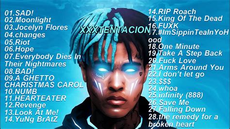 BEST 28 SONGS OF XXXTENTACION - YouTube