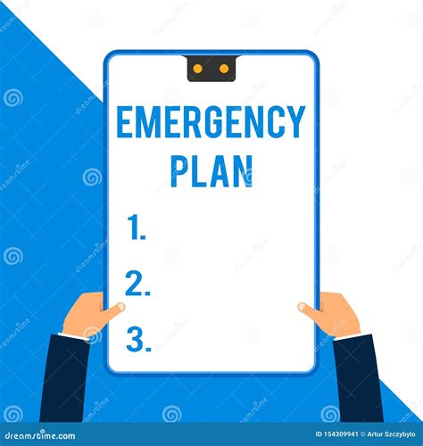 Emergency Plan - Specifies Procedures For Handling Sudden Or Unexpected ...