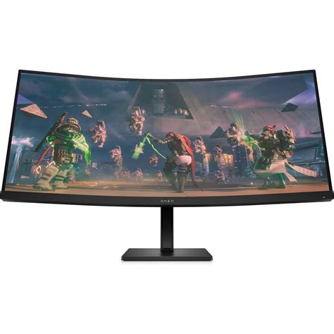 HP OMEN 34 inch WQHD 165Hz Curved Gaming Monitor - OMEN 34c; On-Screen ...