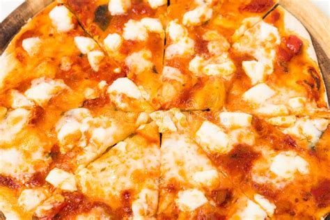 Closeup of Melted Cheese on Sliced Pizza. Stock Image - Image of structure, mozzarella: 72827291