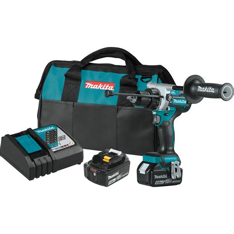 Makita 18V LXT® Lithium‑Ion Brushless Cordless 1/2" Hammer Driver‑Drill Kit - Denco Door Stuff