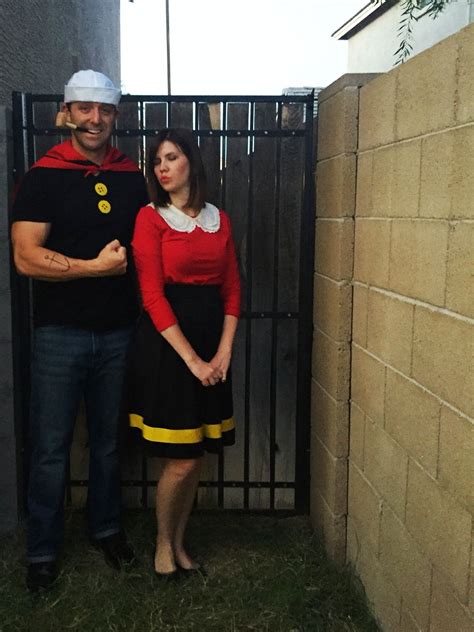 DIY Popeye and Olive Oyl Costume | Autumn Awesome-ness! | Pinterest ...