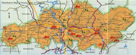 Changsha China Tourist Map - Changsha China • mappery