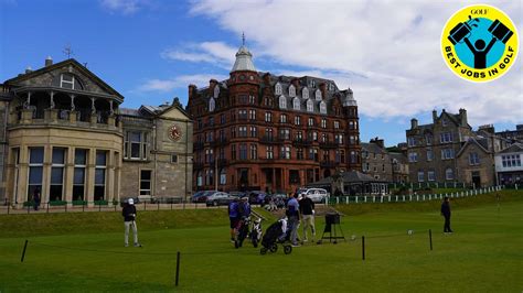 Those dream rounds at St. Andrews' Old Course? This guy starts them