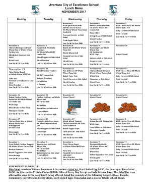 School Lunch Survey Results | pdfFiller