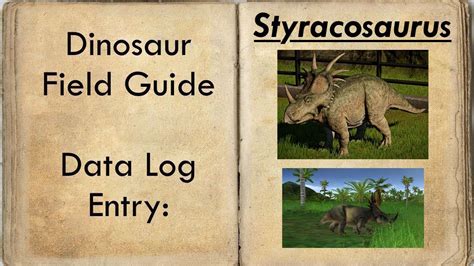 Styracosaurus: Habitat and Facts - YouTube