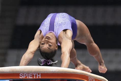 The iconic Simone Biles is on the gymnastics comeback trail