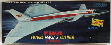 Lindberg 1/169 TWA Future Mach 3 Jetliner - (XB-70 / B-70 Civil Version), 573-98