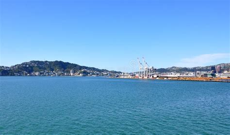 Wellington Waterfront, New Zealand Stock Photo - Image of ocean ...