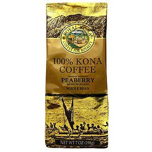 Amazon.com : Royal Kona Peaberry 100% Kona Coffee 7oz (6 bags, Whole ...