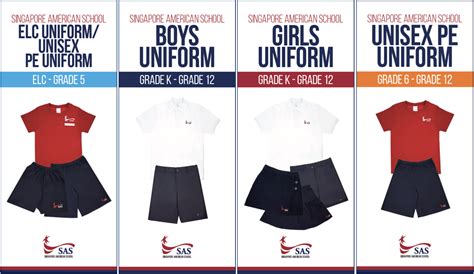 THE SAS UNIFORM – Singapore American School Ltd.