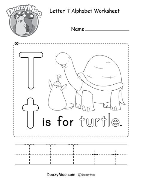 Printable Letter T Worksheets