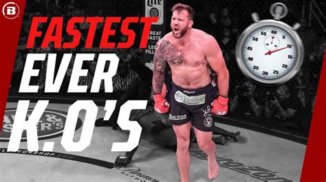 Counting Down The FASTEST Knockouts in Bellator History!⏰🥊 | Bellator MMA - YouTube