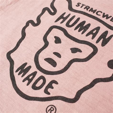 Human Made Face Logo Tee Pink | END.