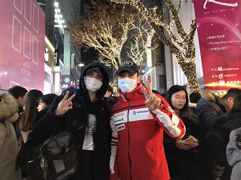 [Other SNS] 161225 Choi Siwon shares a new photo with Changmin at Myeongdong – [W]Shippers