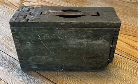 Vintage WW1 World War One Wooden Ammo Box Crate Dovetail M1917 Browning 30 Cal for Sale - Soviet ...