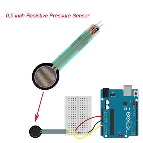 0.5" Inch FSR Force Sensitive Resistor Resistive Pressure Sensor for ...