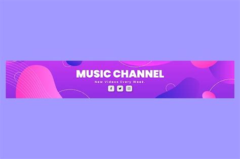 Free Vector | Gradient youtube banner