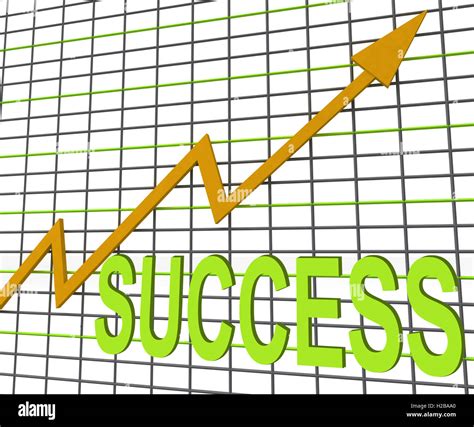 Success Chart Graph Shows Winning Or Successful Stock Photo - Alamy