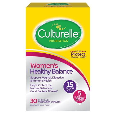 Culturelle Women's Healthy Balance Probiotic, 5 Proven Strains ...