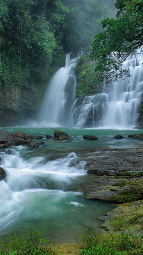 Nauyaca Waterfalls (Cataratas Nauyaca), Dominical, Puntarenas, Costa ...