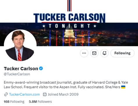 Tucker Carlson Twitter Account: Latest Updates and Controversies | by Aajfmkdjkjfdgk | Aug, 2024 ...