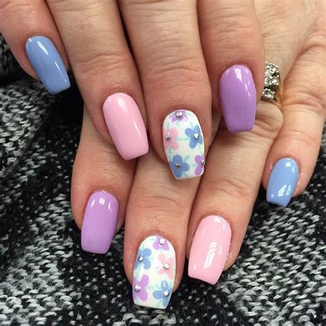 50 Flower Nail Designs for Spring | StayGlam