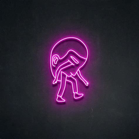 'Heavy Head' Neon Sign | Neon signs, Neon, Pink neon sign