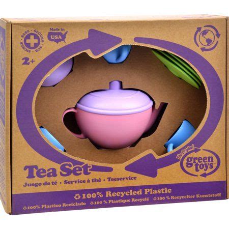 Green Toys Tea Set - Pink - Walmart.com | Green toys tea set, Toy tea ...