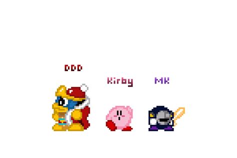 Pixilart - Kirby's Adventure Sprites Recolored by Marshmaiiow