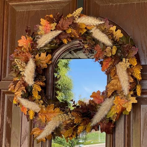 Fall Leaf Wreaths - Etsy