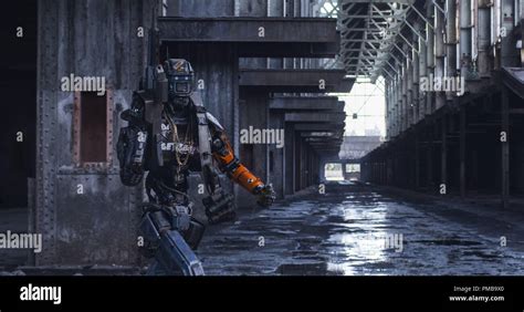 Chappie (Sharlto Copley) from Columbia Pictures' action-adventure ...