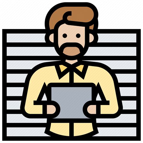 Arrested, criminal, mugshot, photo, suspect icon - Download on Iconfinder