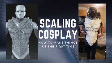 How To SCALE 3D Printed Cosplay ARMOR - YouTube