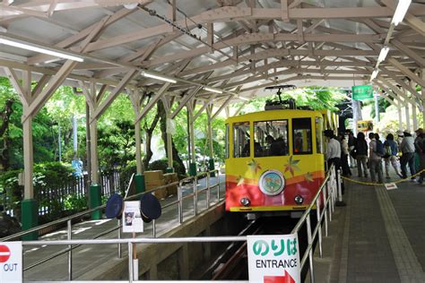 Mt. Takao’s Cable Car - The steepest slope in Japan! Only 6 minutes to Mt.Takao's midpoint ...