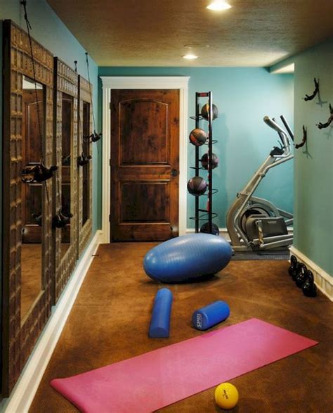 60 Cool Home Gym Ideas Decoration on a Budget for Small Room (8) | Gym ...