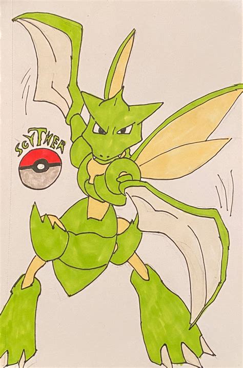 scyther fanart by robertoadder8 on DeviantArt