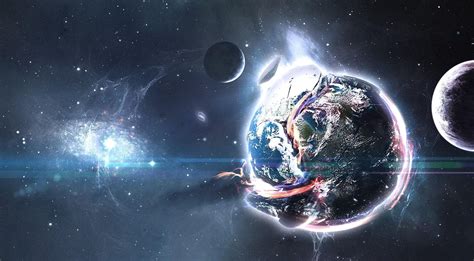 space, planets, explosion Wallpaper, HD Space 4K Wallpapers, Images and Background - Wallpapers Den