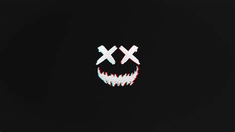 HD wallpaper: scary face, demon, minimalism, smile, dark, tooth, closed eyes | Wallpaper Flare