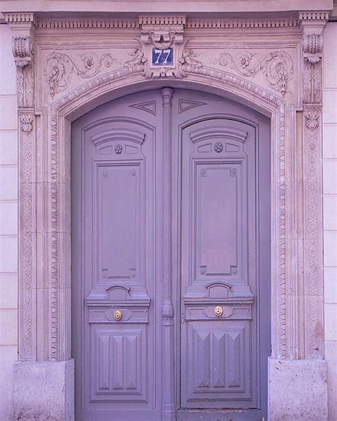 Doors bathed in the color lavender.Beautiful!!!! | Purple door, Unique doors, Doors