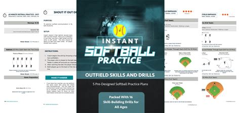 *New Instant Softball Practice - Outfield Skills and Drills - Softball Spot