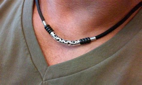 #necklace | Mens beaded necklaces, Surfer necklace, Mens necklace pendant