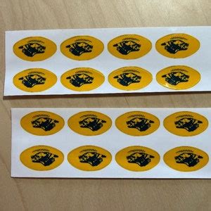 Michigan Football Helmet Stickers 16 Decals Wolverines - Etsy