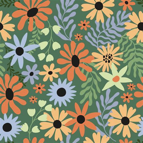 Flowers Floral Pattern Background Free Stock Photo - Public Domain Pictures