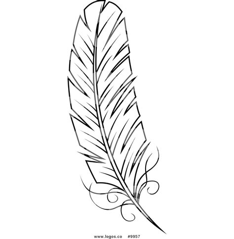 Feathers clipart black and white, Feathers black and white Transparent FREE for download on ...