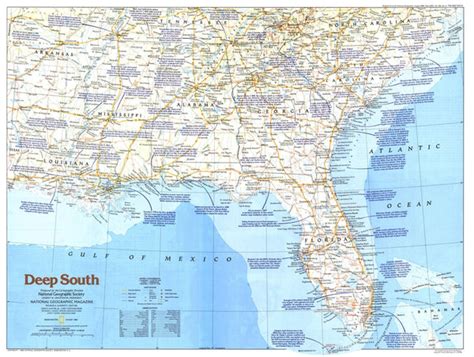 Deep South Map 1983 Side 1