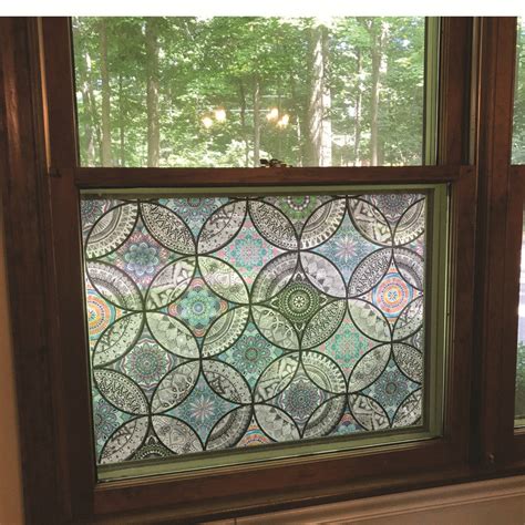 Window Film Privacy | decorative stained glass window film | Window ...