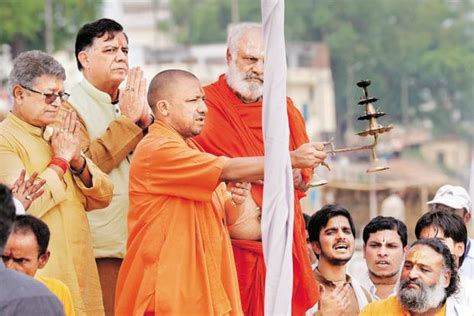 Yogi Adityanath visits Ayodhya, says Ram temple should be built through consensus - Livemint