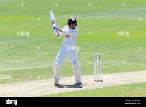 Sam Curran in batting action for Surrey during Essex CCC vs Surrey CCC ...